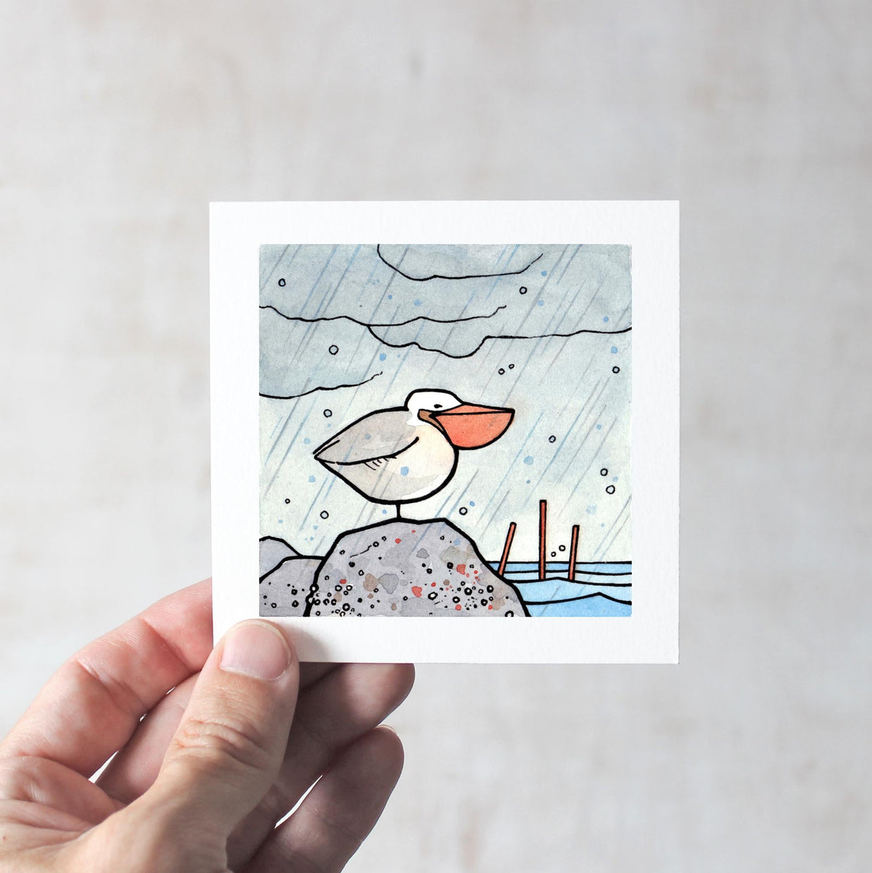 Pelican Miniature Print