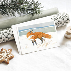 Red Fox Watercolor Card Set