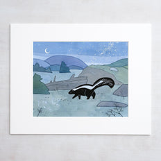 Skunk Art Print