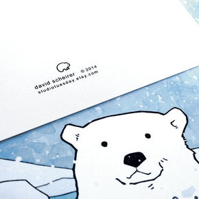 Polar Bear Card