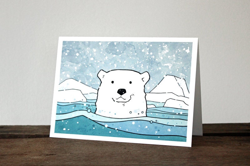 Polar Bear Card