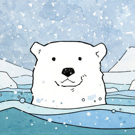 Polar Bear Card