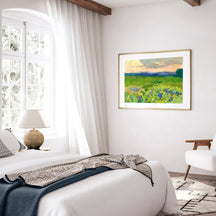 Wild Blueberries Landscape Print