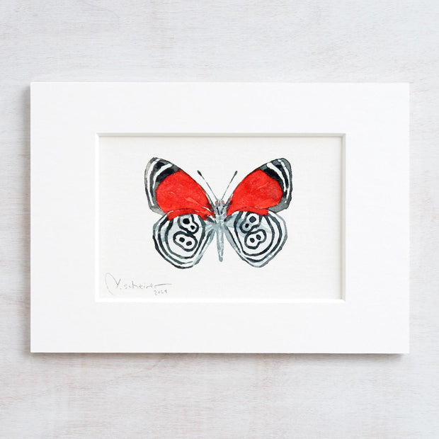 Original Eighty-eight Butterfly Watercolor Painting
