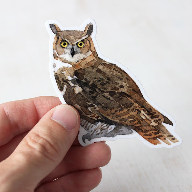 Great Horned Owl Sticker