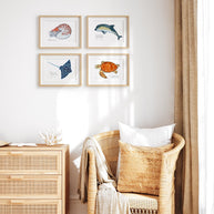 Sea Creature Choose Your Own Print Set