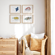 Sea Creature Choose Your Own Print Set