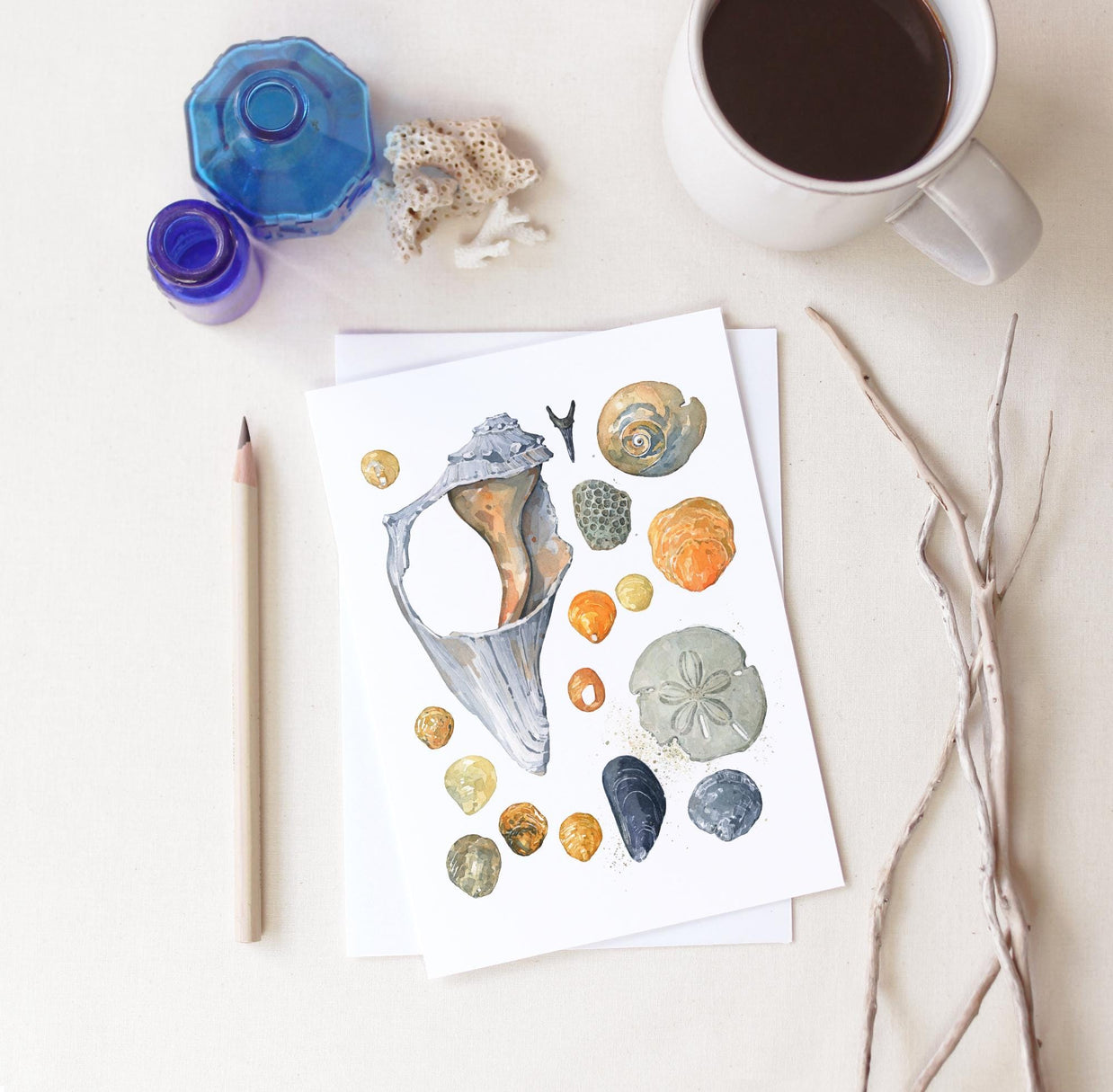 Beachcombing Card Set