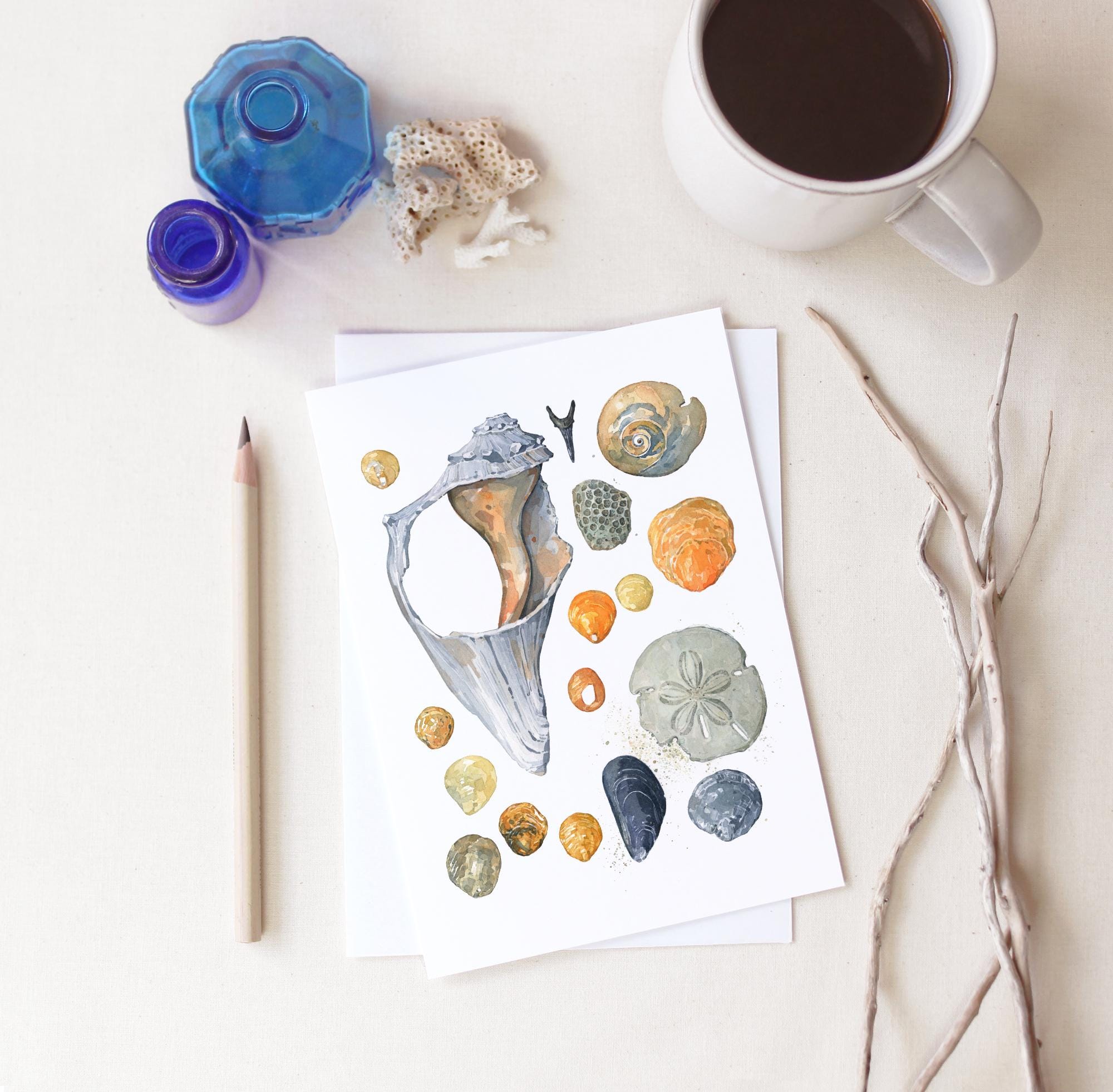 Beachcombing Card Set