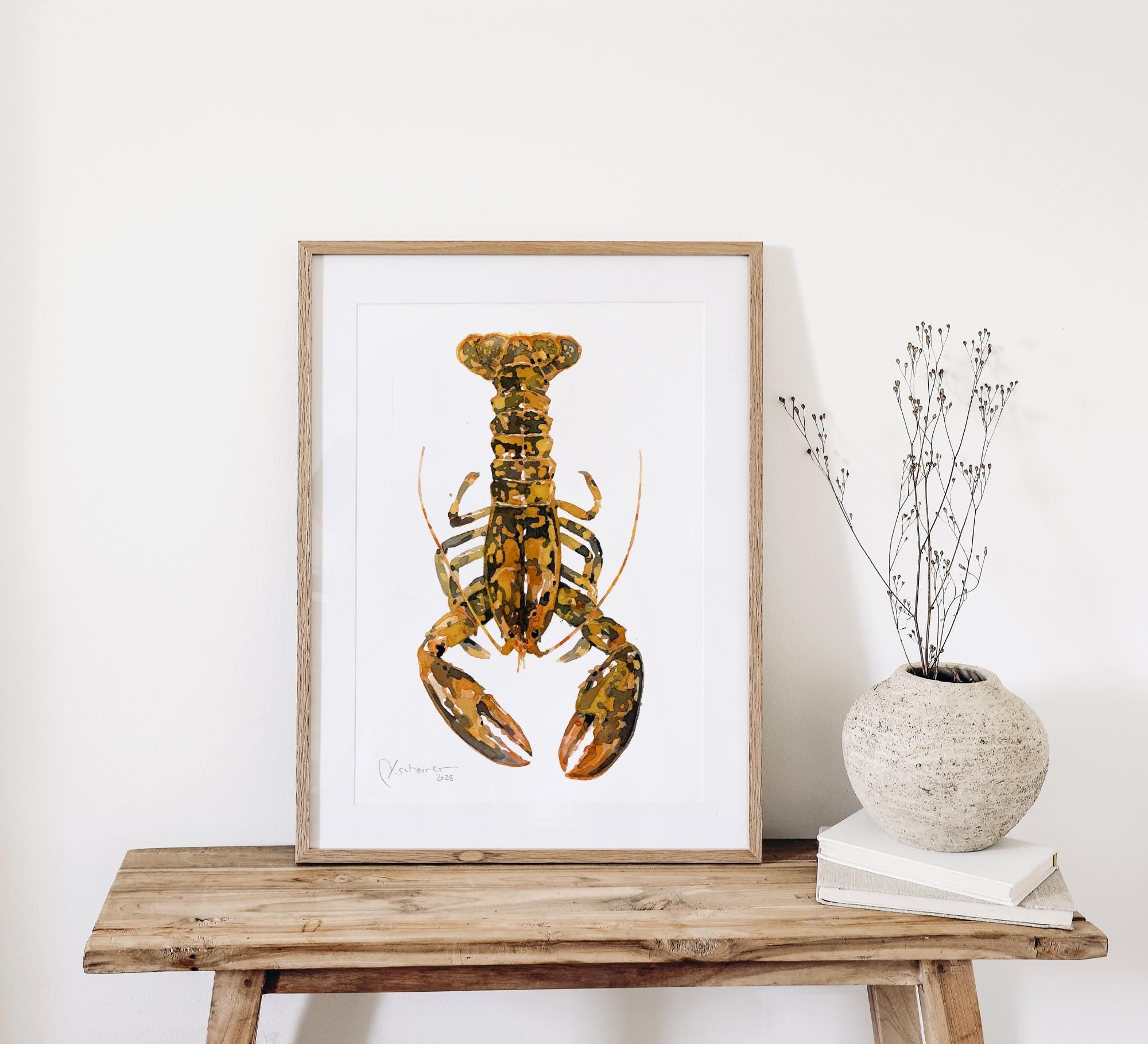 Rare Calico Lobster Print