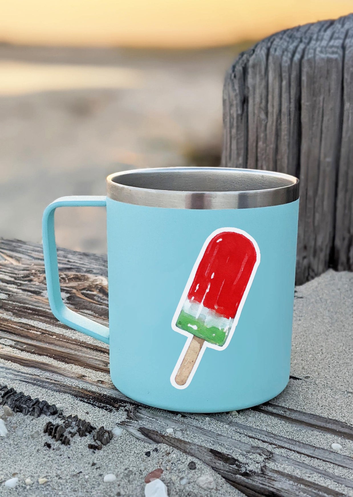 Watermelon Popsicle Sticker