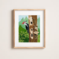 Pileated Woodpecker Print