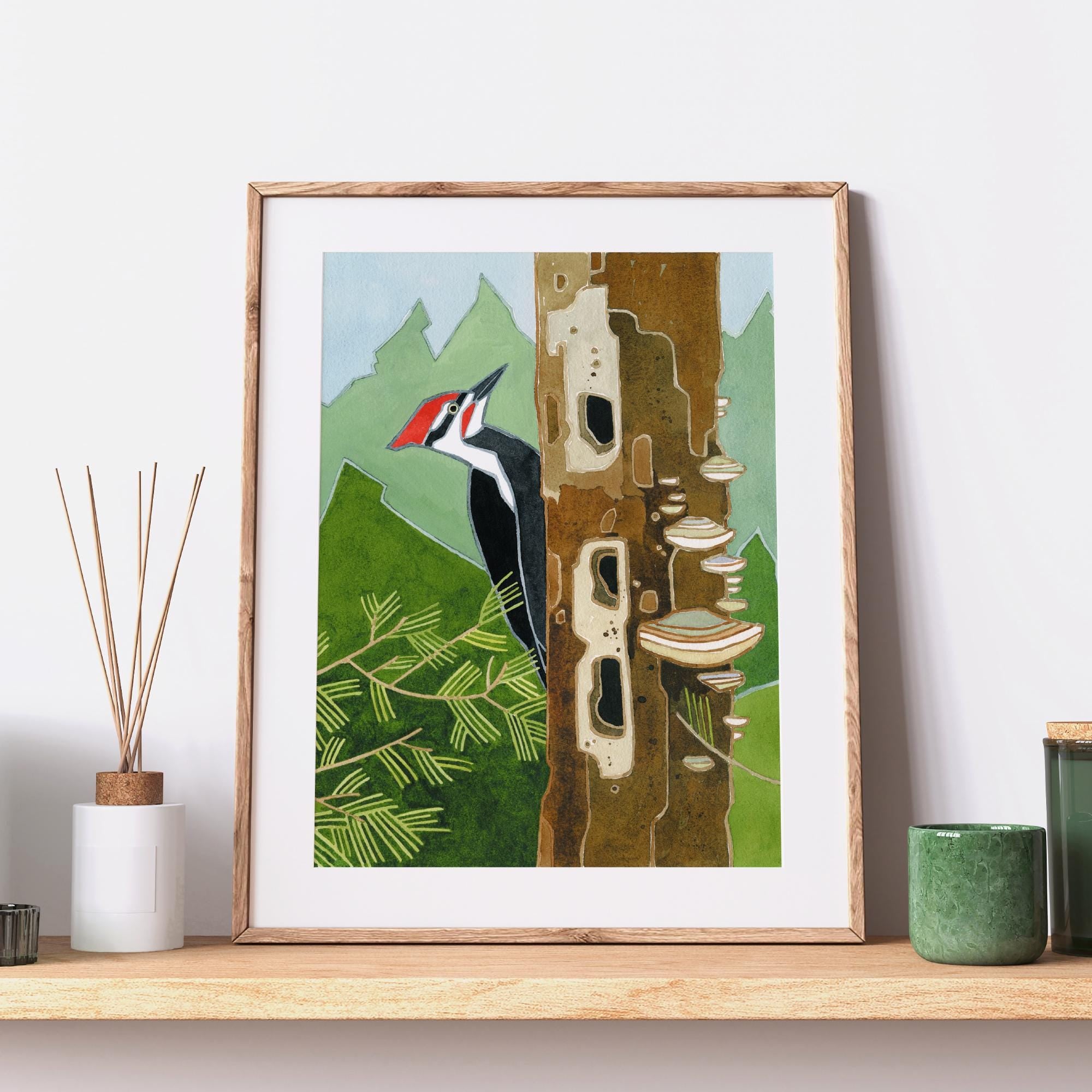 Pileated Woodpecker Print