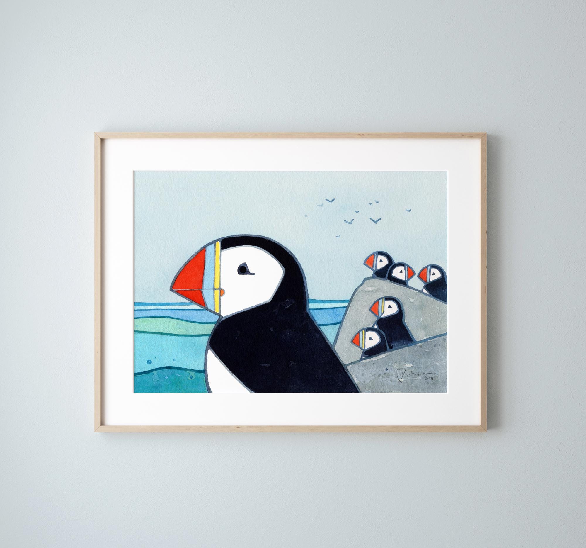Puffin Island Print