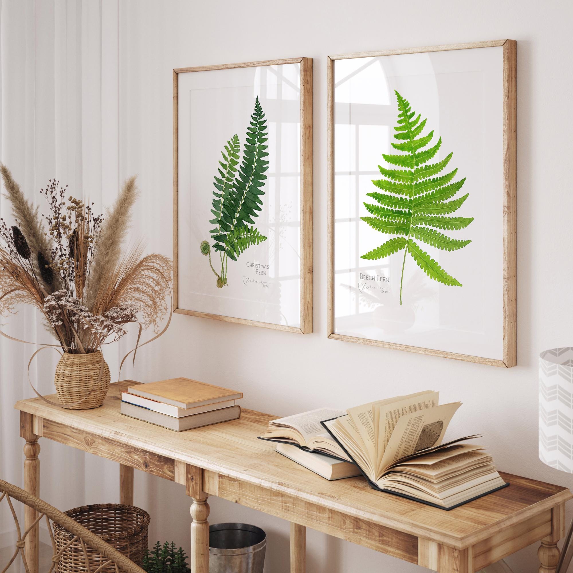 Beech Fern Botanical Print