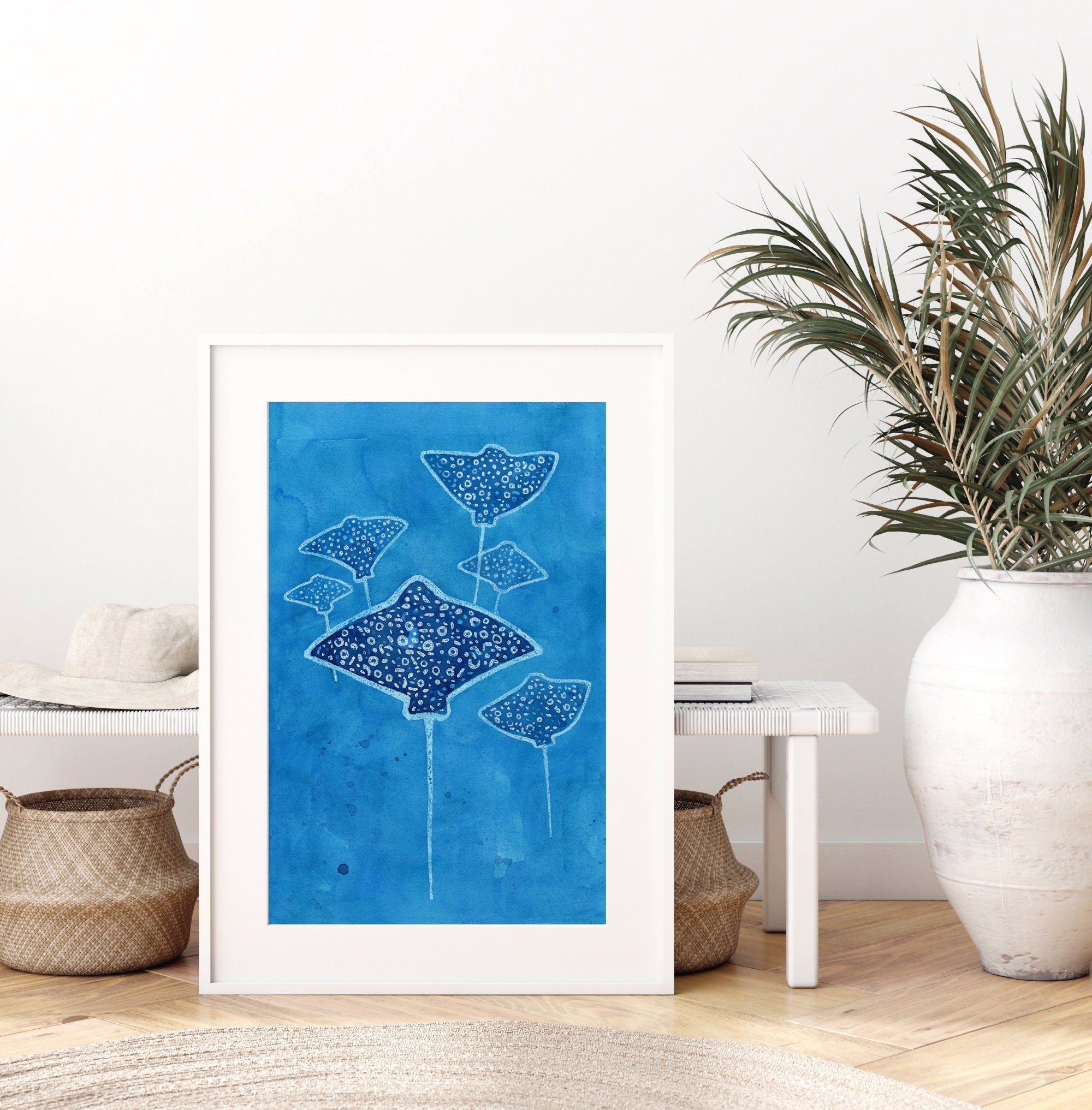 Spotted Eagle Rays Print