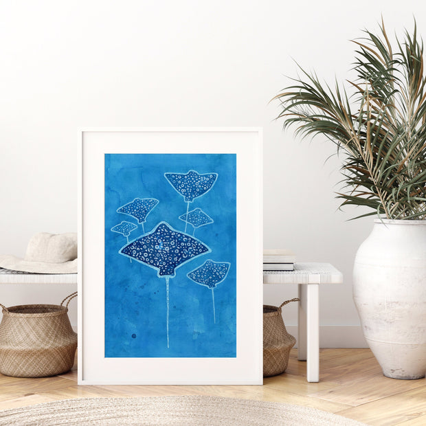 Spotted Eagle Rays Print