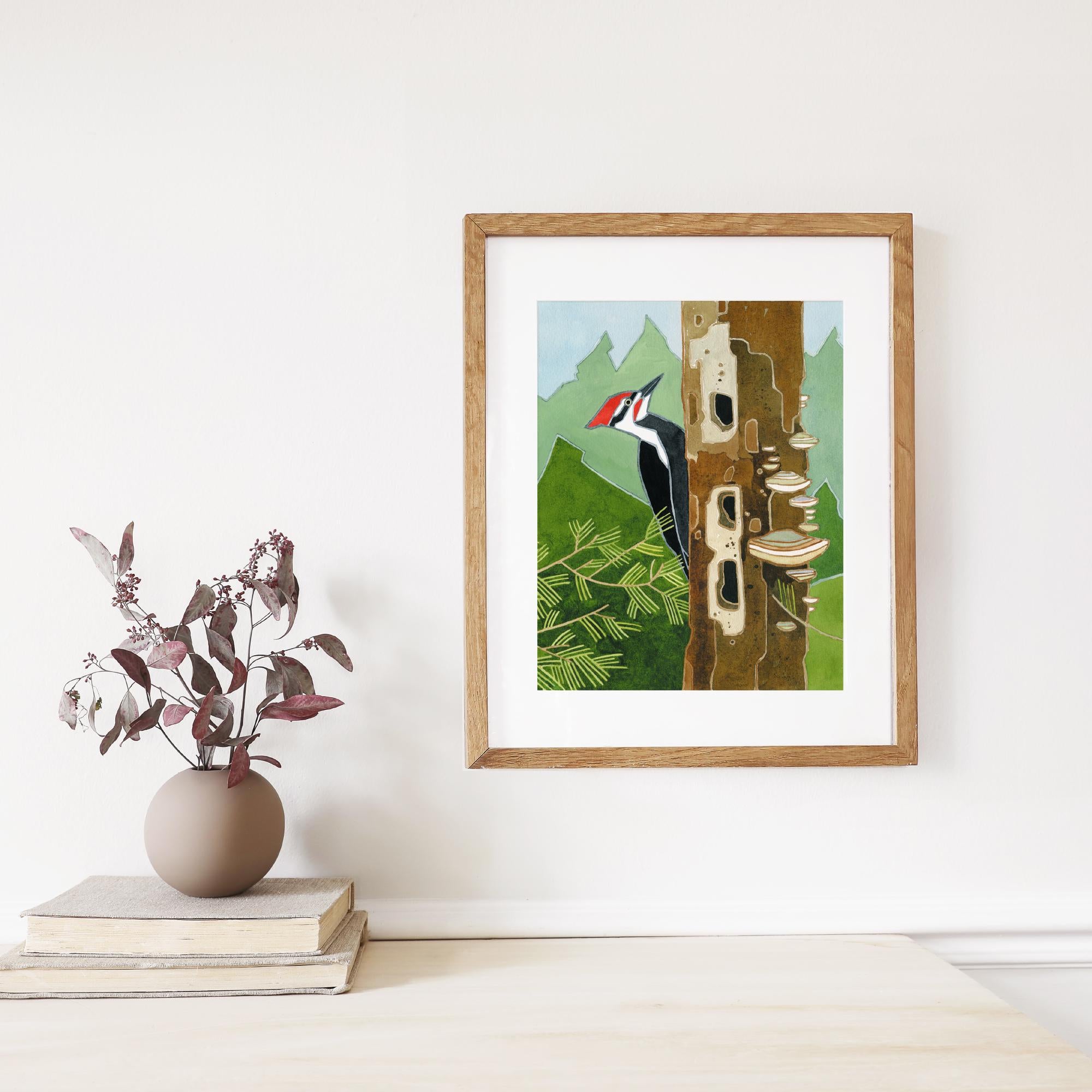 Pileated Woodpecker Print