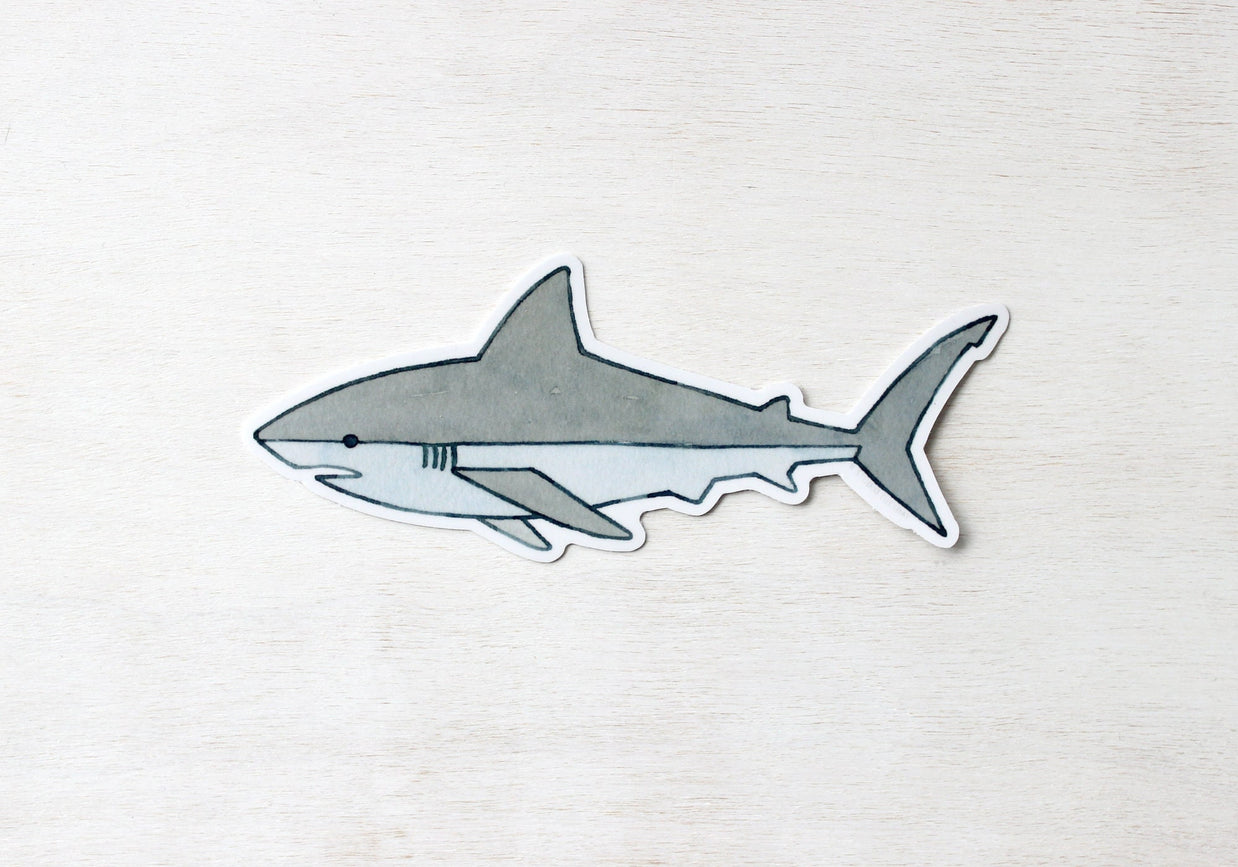 Reef Shark Vinyl Sticker