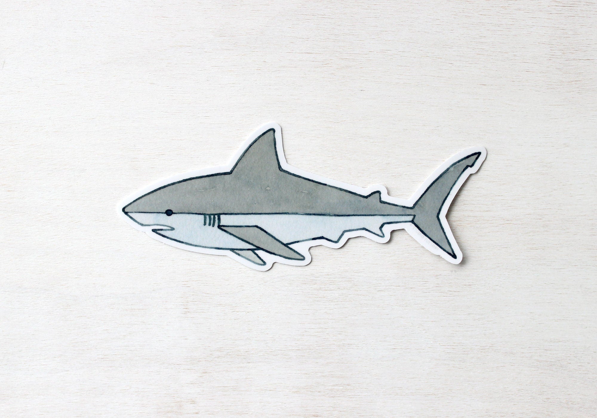 Reef Shark Vinyl Sticker