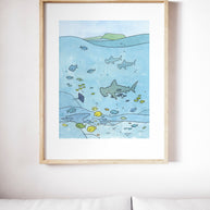 Hammerhead Shark Limited Edition Print