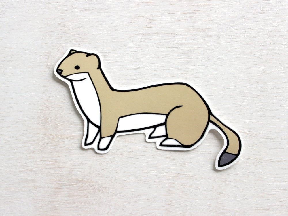 Weasel Vinyl Sticker