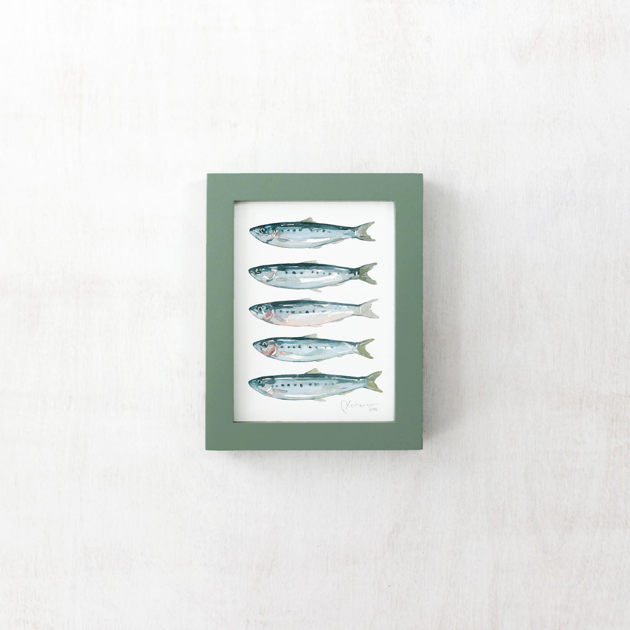 Framed Mini Sardines Print