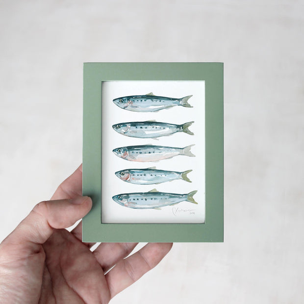 Framed Mini Sardines Print