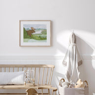 Moose Misty Bog Print