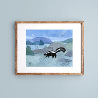 Skunk Art Print
