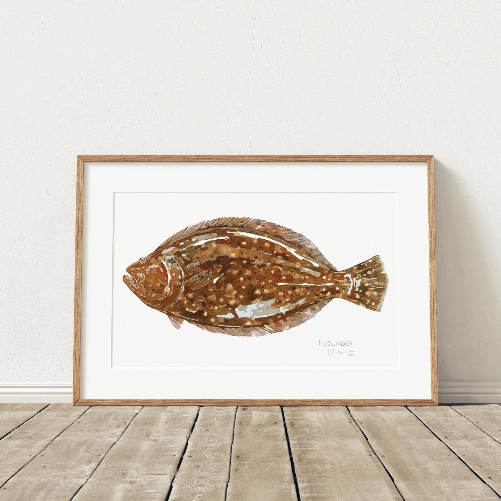 Flounder Print