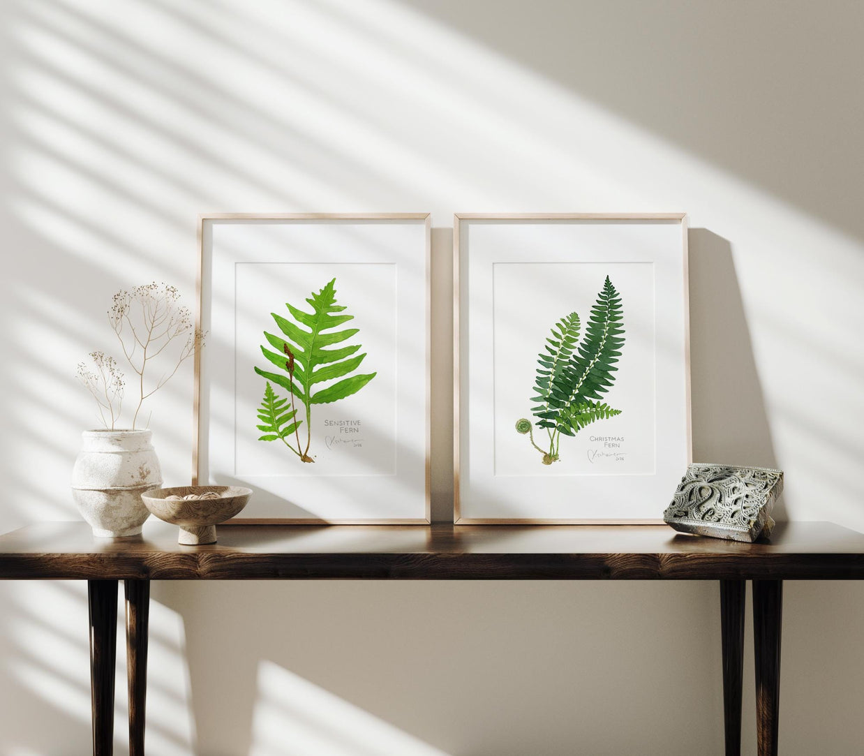 Christmas Fern Botanical Print