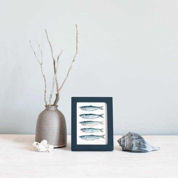 Framed Mini Sardines Print