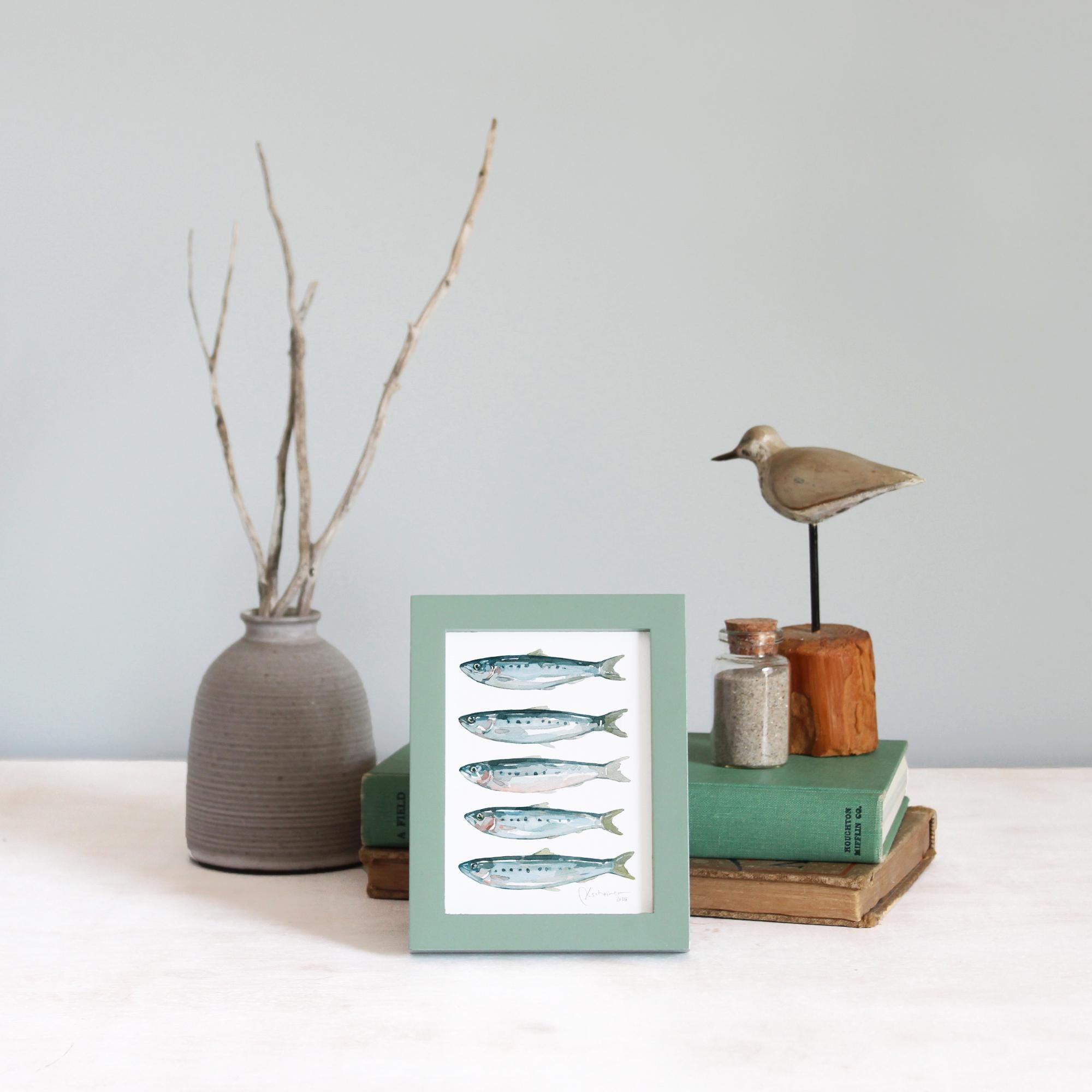 Framed Mini Sardines Print