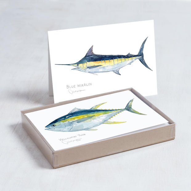 Fish Watercolor Card Set