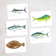 Fish Watercolor Card Set