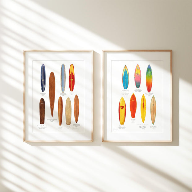 Surfboards Print Set