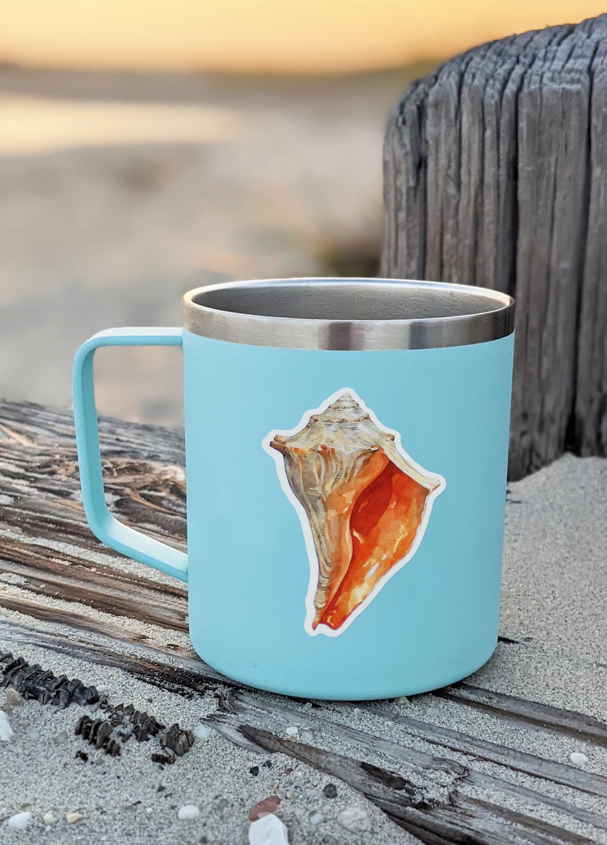 Whelk Shell Sticker