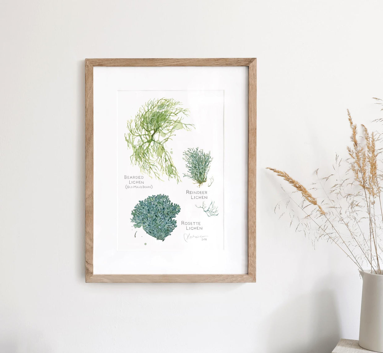 Lichen Botanical Print