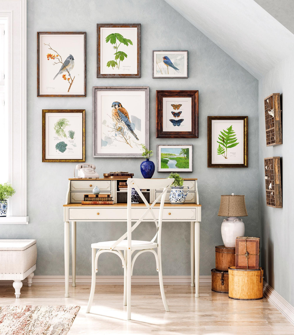 Lichen Botanical Print