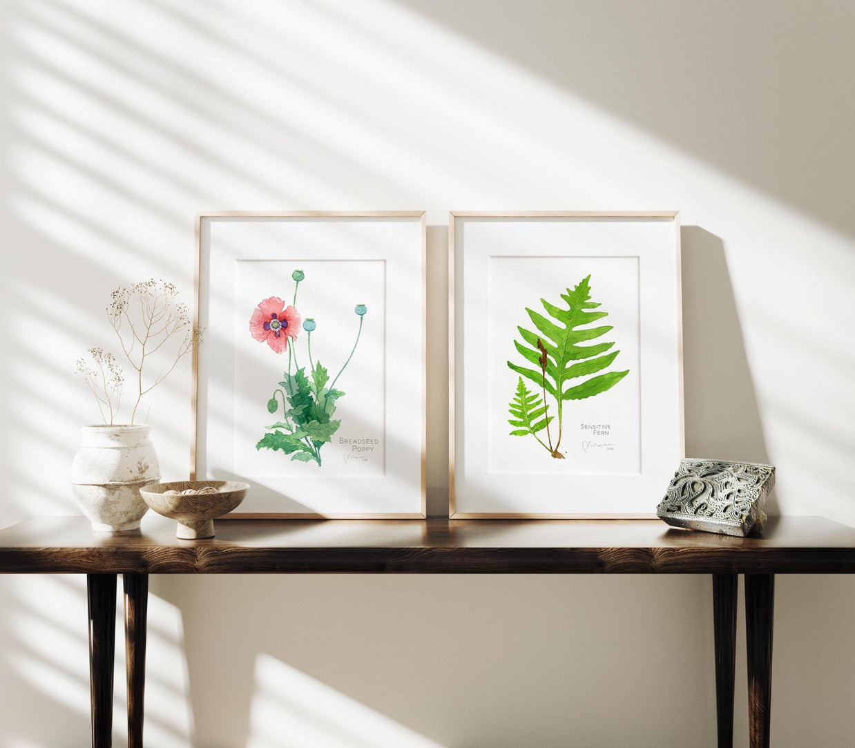 Pink Poppy Botanical Print