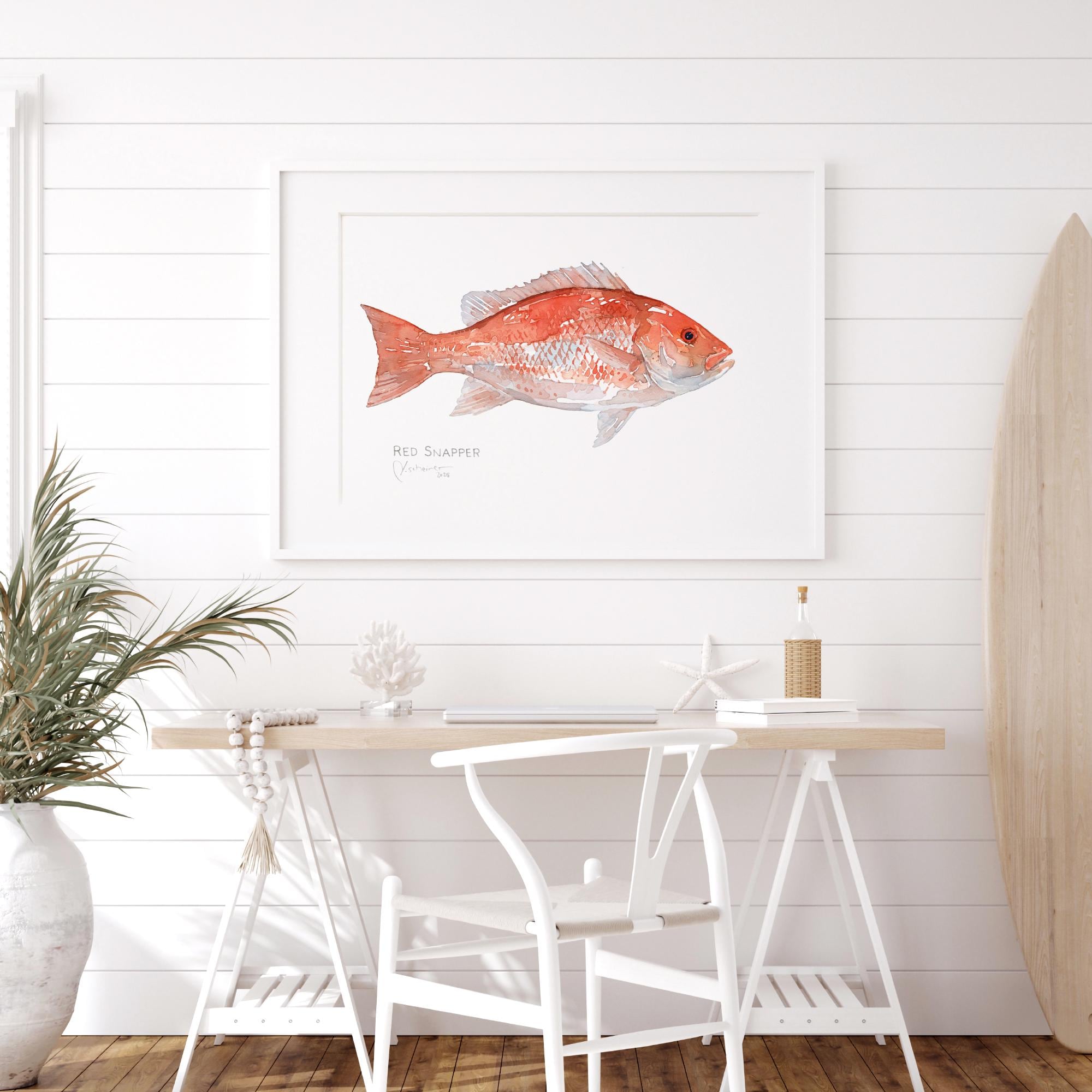 Red Snapper Print
