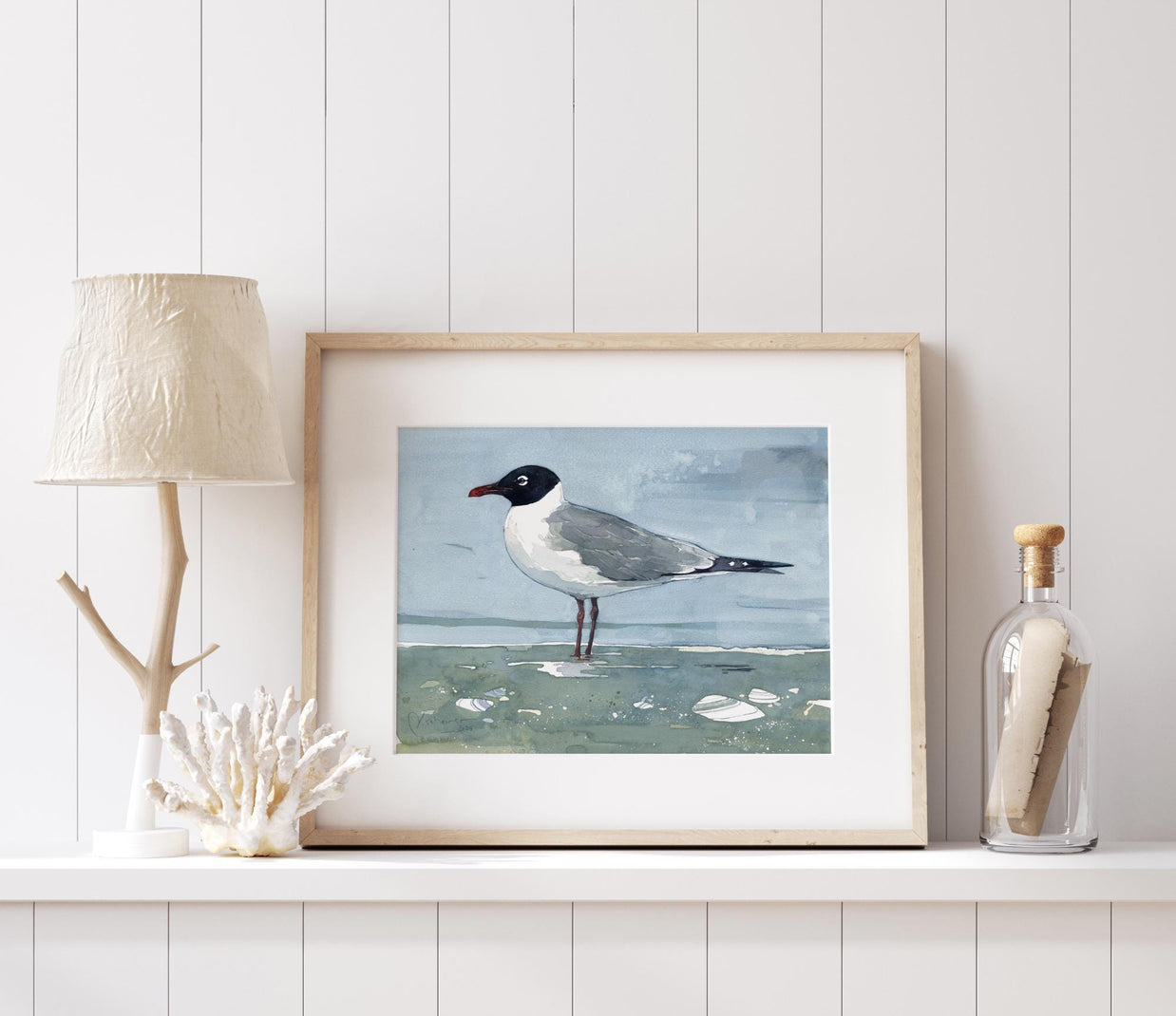 Laughing Gull Beach Print