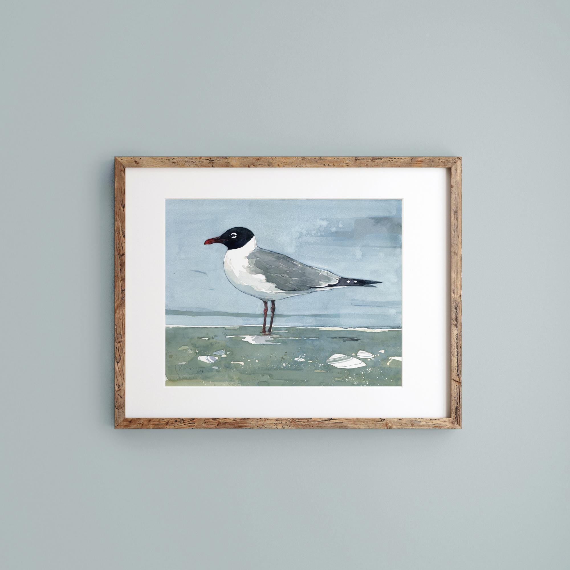 Laughing Gull Beach Print