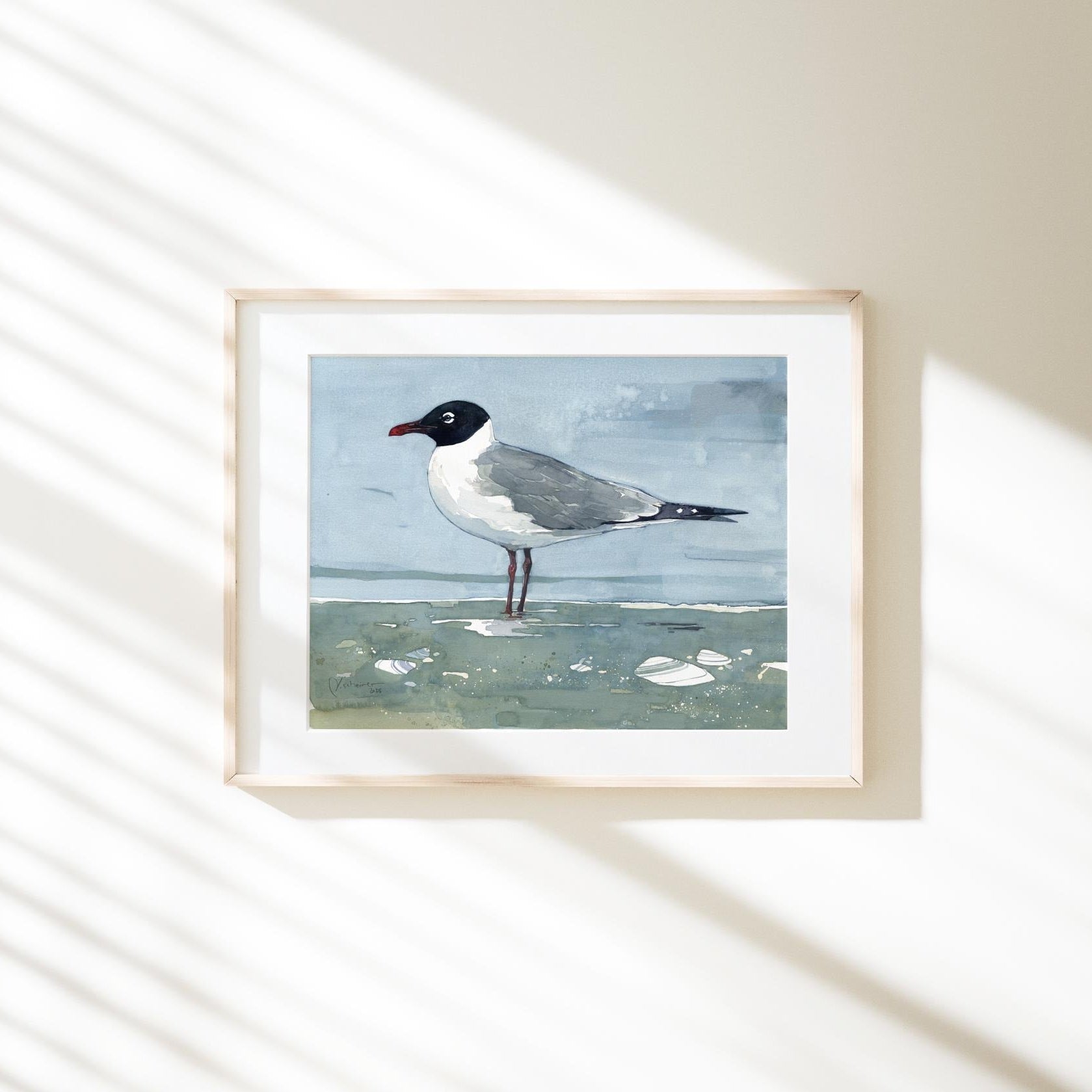 Laughing Gull Beach Print