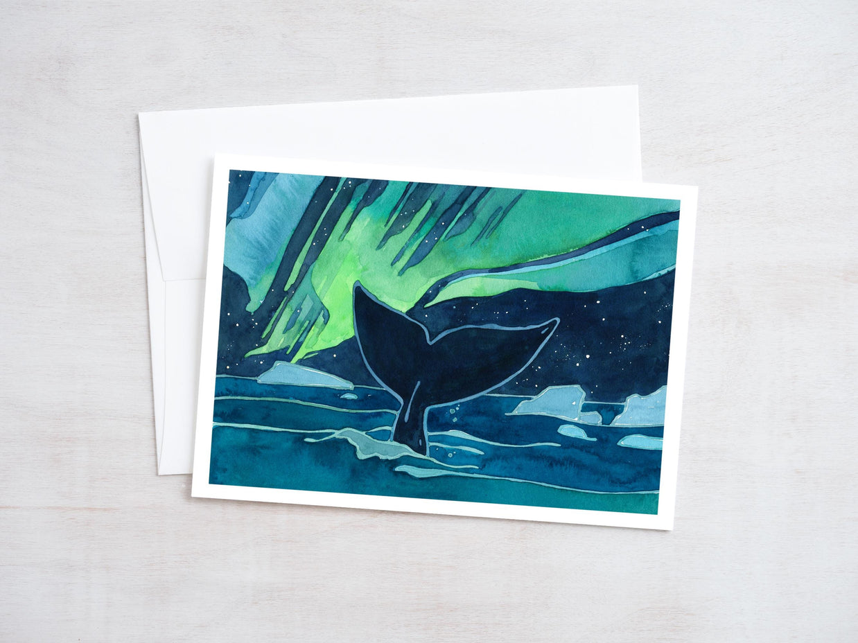 Nautical Northern Lights Christmas Card Set III