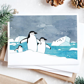 Chinstrap Penguin Card Set
