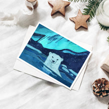 Nautical Northern Lights Christmas Card Set III