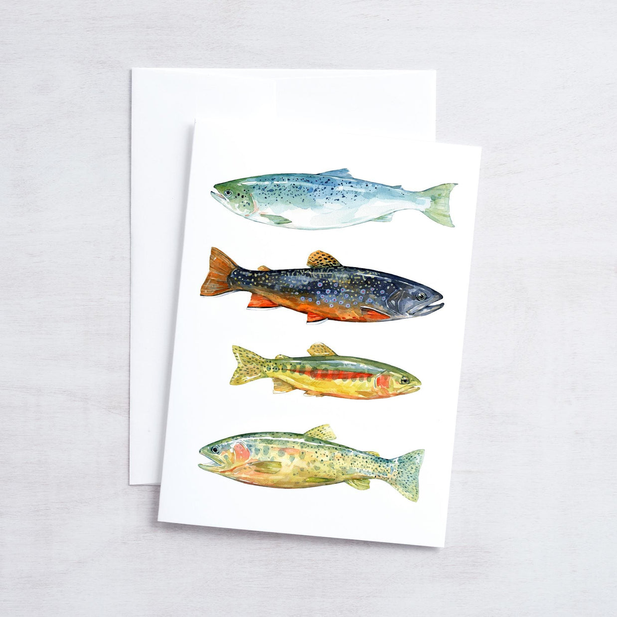 Trout Fish Card