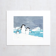 Chinstrap Penguins Print